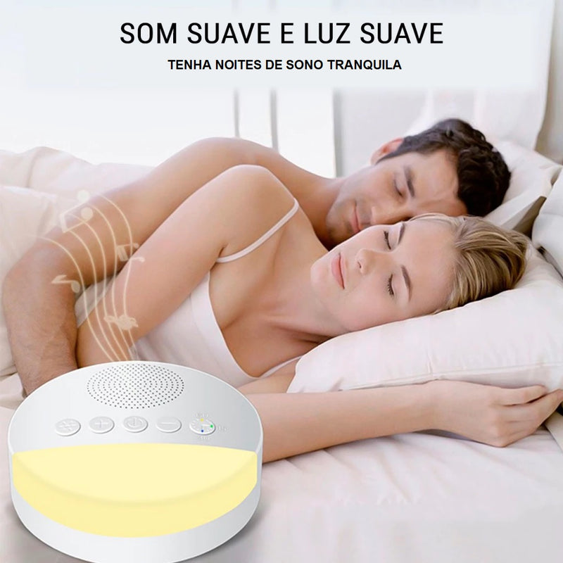 Aparelho de ruído branco Calmante do Sono Bebê e Relaxamento USB Recarregável luz noturna